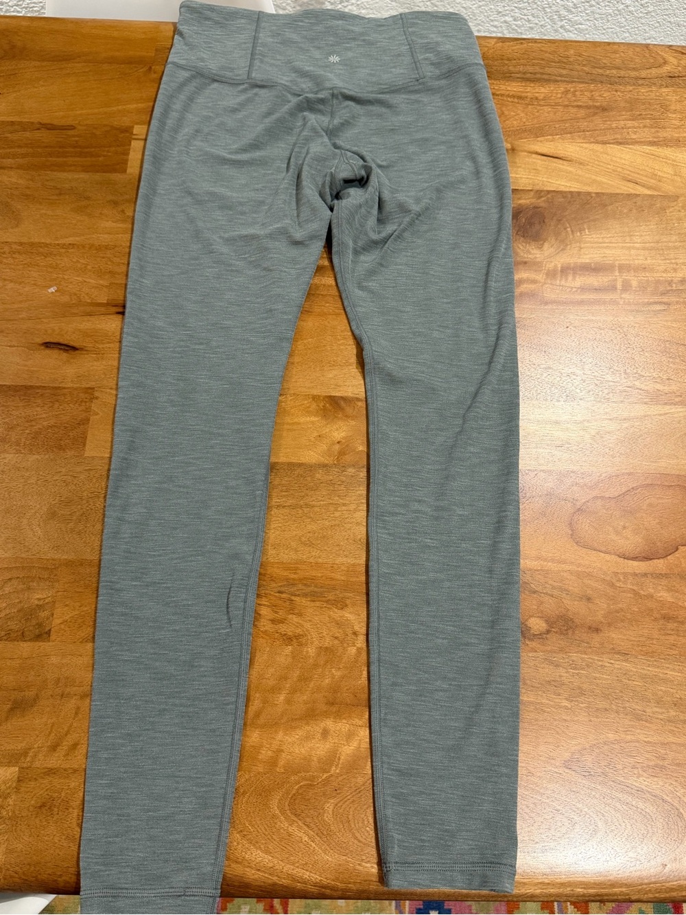Athleta Elation Over the Heel Tight Women's Leggings in Sage Green Size Large - Picture 6 of 7